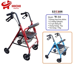 Xe Đẩy Tập Đi Lucass W-14 (W14) Dành Cho Người Già, Người Tai Biến Đi Lại Kém