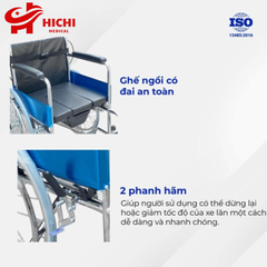 Xe Lăn Bô Thường, Không Phanh Tay- ALK956-46