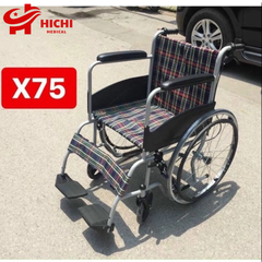 Xe lăn Lucass X75/X75J có phanh, gấp gọn tiện lợi