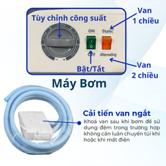 Đệm Hơi Chống Loét OROMI HF608 (Cải Tiến Van Ngắt)