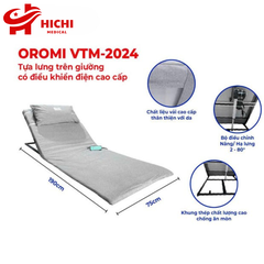 Oromi VTM-2024 Giường Nâng Hạ Tựa Lưng Điều Khiển Điện Cao Cấp