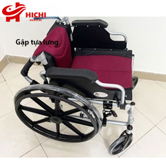Xe Lăn Bánh Đúc Lucass X90, Nâng Hạ Bệ Tỳ Tay, Bàn Đạp Chân Tháo Rời New