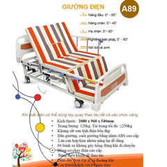 Giường Bệnh Nhân AKIKO A89 Giường Điện Đa Năng