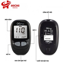 Máy Đo Đường Huyết OGCare Nhập Ý tặng 25 Que Thử Và 25 Kim