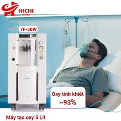 Máy tạo Oxy Yuwell 7F-5D/7F-5DW ( 7F-6W) - 5L/phút