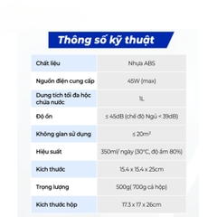 Máy Hút Ẩm Oromi H2105 Máy Hút Ẩm Không Khí Mini