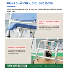 Ghế Bô Khung Nhôm Có Bánh Xe Lucass X-35
