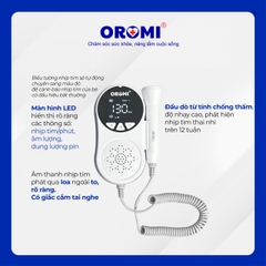 Máy Đo Tim Thai Cầm Tay | Màn Hình LED- 10A