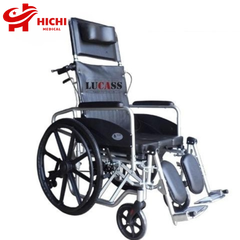 Xe Lăn Hợp Kim Nhôm Cao Cấp Lucass X72 Ngả Nằm Kèm Bô Vệ Sinh
