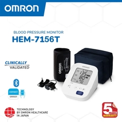 Máy đo huyết áp bắp tay tự động Bluetooth OMRON HEM-7156T
