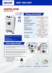 Máy tạo oxy Contec OC5B Máy tạo oxy y tế 7L/phút