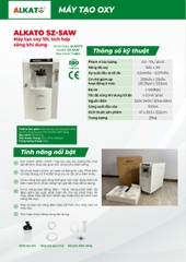 Máy Tạo Oxy Công Nghệ Nhật Bản Alkato 10 Lít Mẫu Mới 2025