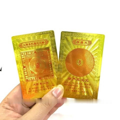 Thẻ Kim Bài Thần Chú Lăng Nghiêm - Đã Khai Quang ( Quà Tặng )