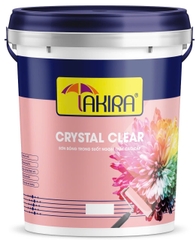 CRYSTAL CLEAR Sơn trong suốt ngoại thất cao cấp - Màng sơn bóng trong suốt 18l