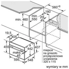 Lò nướng kết hợp vi sóng Bosch CMG633BW1