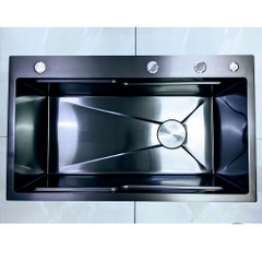 CHẬU RỬA 1 HỐ ĐÚC TO INOX 304 – MÃ 7846-A