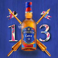 Rượu Whisky Blended Scotland Chivas Regal 13YO Extra American Rye Cask 700ml G