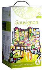 Rượu Vang Trắng Pháp BIB IGP ARDECHE SAUVIGNON WHITE 5L G
