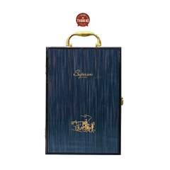 Phụ kiện Hộp Sơn Mài Đựng Vang 2 Chai