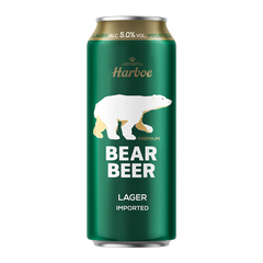 Bia Đức Harboe Bear Beer Premium Lager Denmark 5% 500ml G