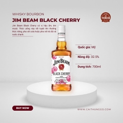 Rượu Whisky Mỹ Jim Beam Black Cherry 700ml S