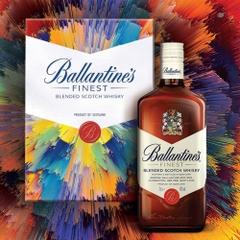 Rượu Hộp Quà Scotland Ballantine's Finest Tết 2026 700ml G