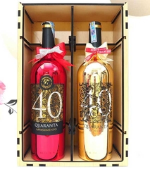 Rượu Vang Đỏ Ý 40 Quaranta Primitivo Vàng,Đỏ G