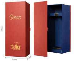 Phụ kiện Hộp Giấy Đựng Vang 1 Chai