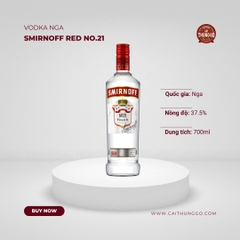 Rượu Vodka Nga Smirnoff Vodka Đỏ 700ml G