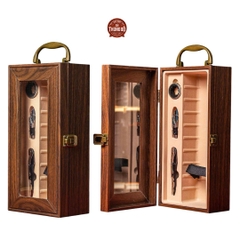 Phụ kiện Hộp Sơn Mài Đựng Vang 1 Chai
