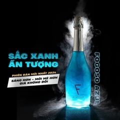 Rượu Vang Nổ Tây Ban Nha Fogoso Azul 750ml Có Đèn G