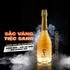 Rượu Vang Nổ Tây Ban Nha Fogoso Oro Vàng Có Đèn 750ml G