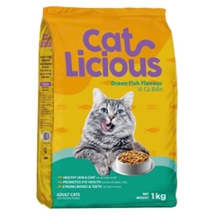 CatLicious Adult Ocean Fish Flavor - 20 kg (20 x 1kg) - Thức Ăn Mèo
