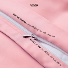 Vỏ chăn bông Lụa Tencel trơn màu 2