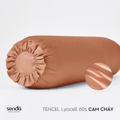 Vỏ gối ôm Lụa Tencel trơn màu 2