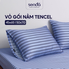 Vỏ gối Lụa Tencel họa tiết kẻ sọc