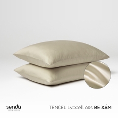 Vỏ gối nằm Lụa Tencel trơn màu