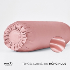 Vỏ gối ôm Lụa Tencel trơn màu 4