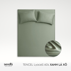 Bộ ga gối 3 món Lụa Tencel trơn màu