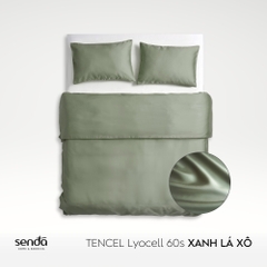 Bộ chăn gối 3 món Lụa Tencel trơn màu 4