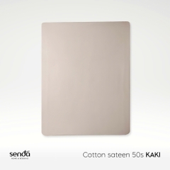 Ga giường Cotton Sateen 50S trơn màu