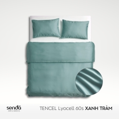 Bộ chăn gối 3 món Lụa Tencel trơn màu