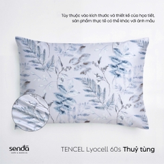 Vỏ gối nằm Lụa Tencel 60S họa tiết - Thủy tùng