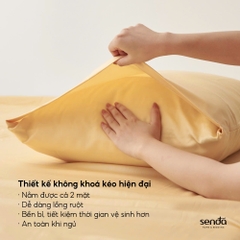 Vỏ gối nằm Lụa Tencel trơn màu