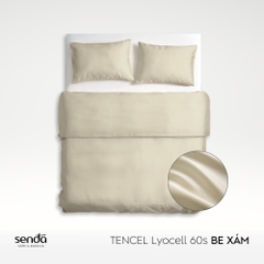 Bộ chăn gối 3 món Lụa Tencel trơn màu 2