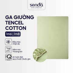 Ga giường Lụa Tencel Cotton trơn màu