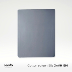 Ga giường Cotton Sateen 50S trơn màu
