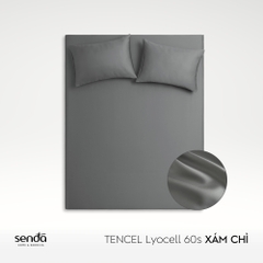 Bộ ga gối 3 món Lụa Tencel trơn màu