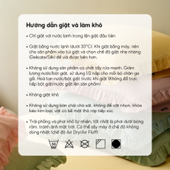 Vỏ gối Bèo Lụa Tencel 50x70 cm trơn màu