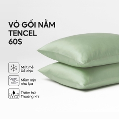 Vỏ gối nằm Lụa Tencel trơn màu
